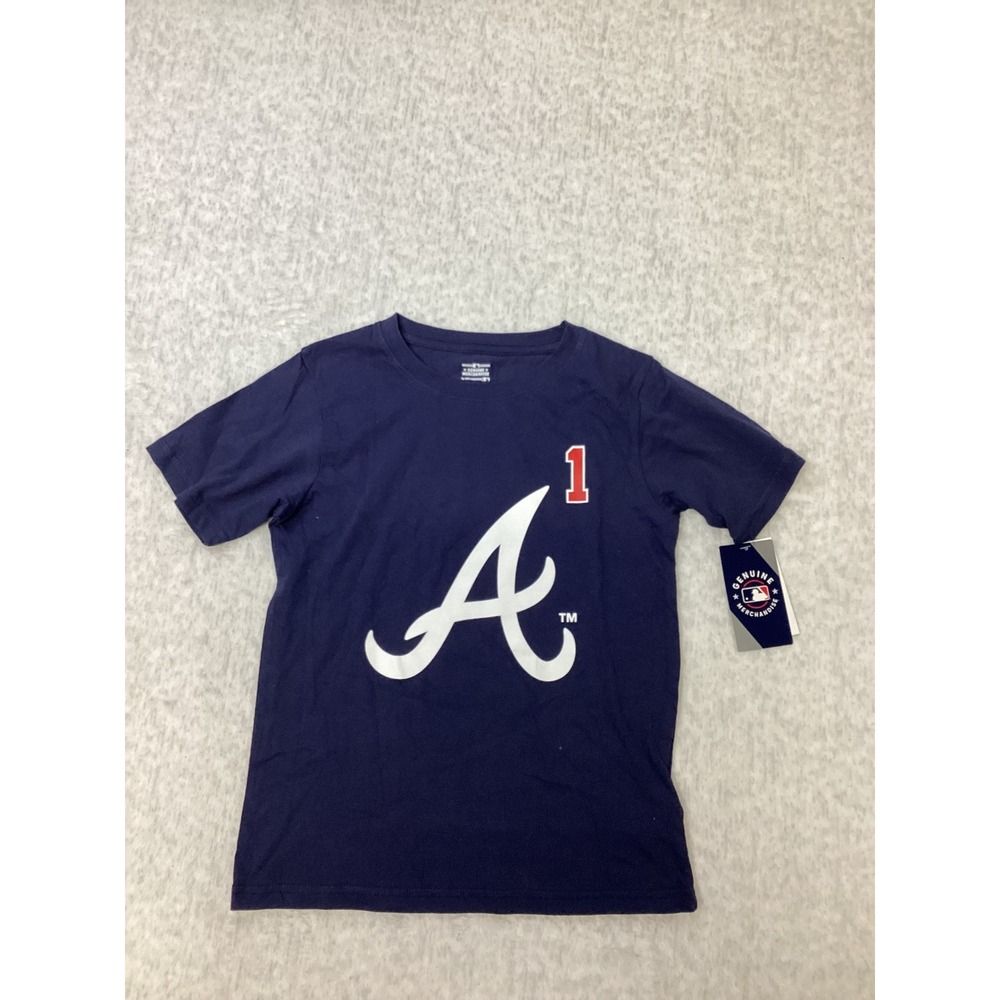 MLB New York Yankees Kids Navy Blue Cotton Logo T-Shirt NWT Youth XS